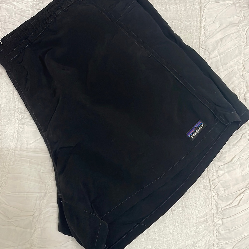 black Patagonia shorts